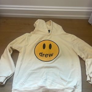 Drew size medium hoodie, light yellow